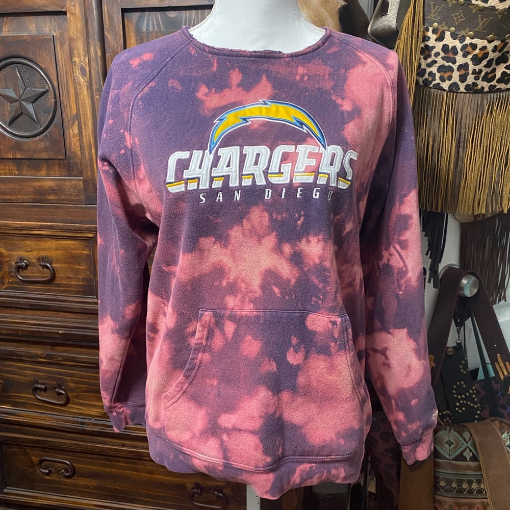 Vintage NFL chargers fleece sweatshirt pullover
